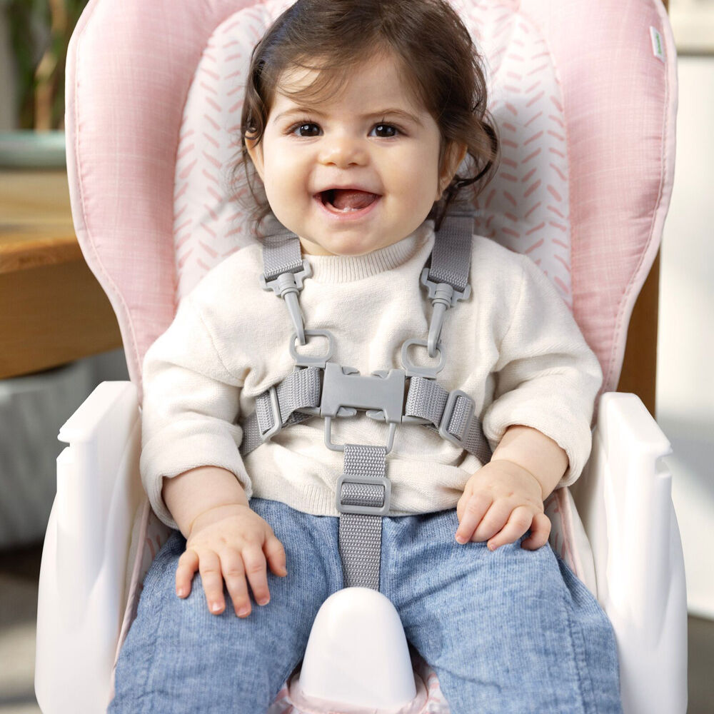 Ingenuity Pink 6m+ Trio Foldaway 6-in-1 Baby High Chair w/Detachable Booster — image 8