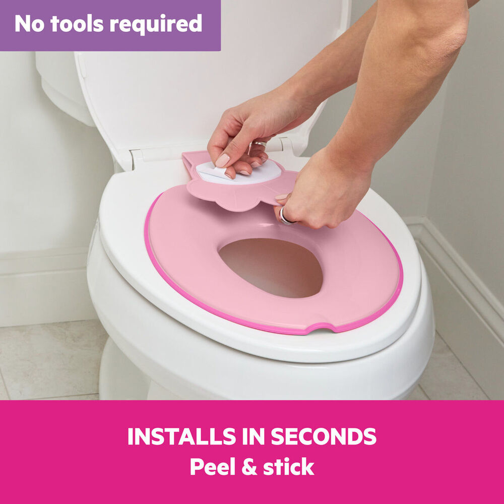 Disney Junior Pink Minnie Mouse Flip & Sit Potty Seat Kid's Toilet Training Tool — image 2