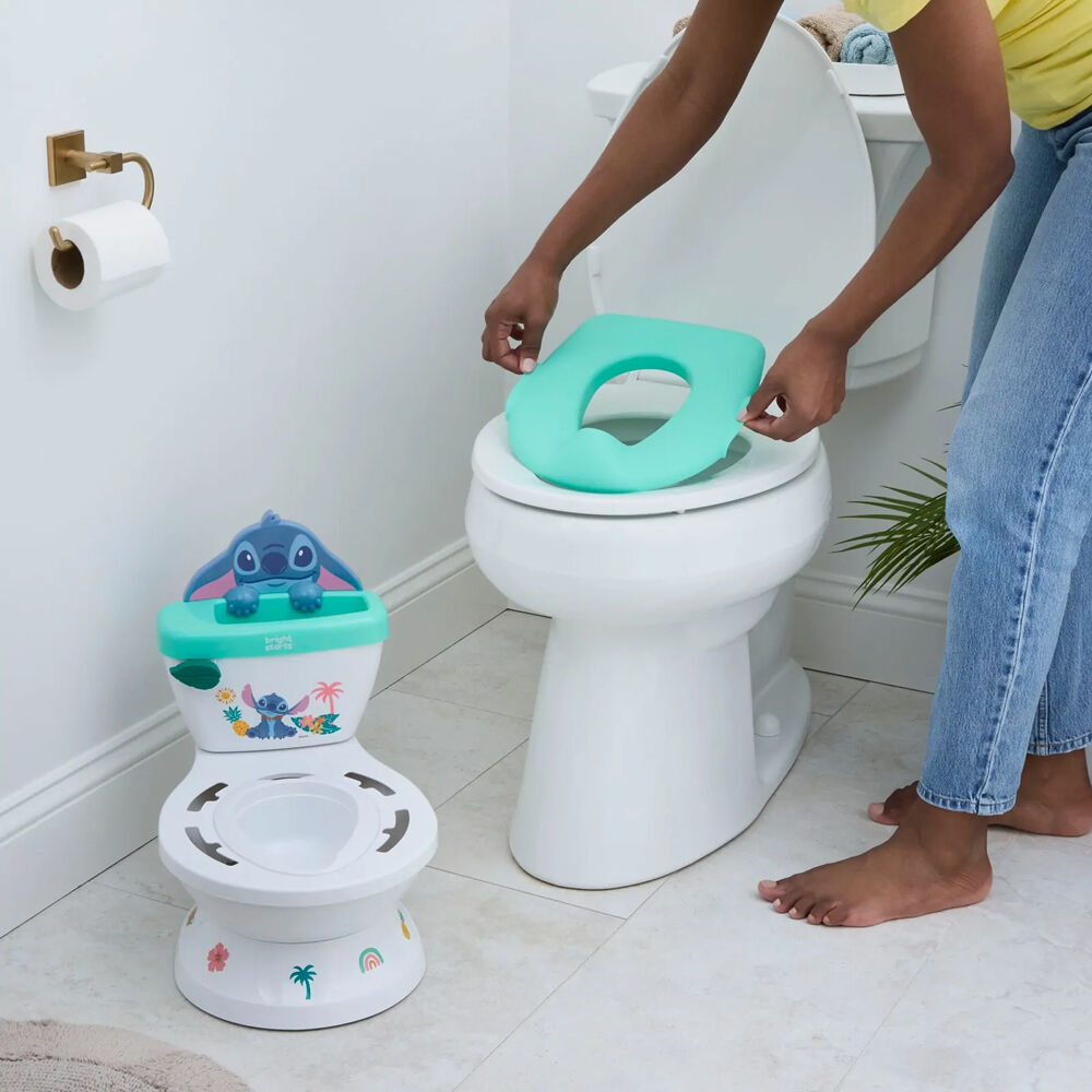 Bright Starts Disney Stitch My Size Potty 2 In 1 Toilet Training Seat 18m And Up