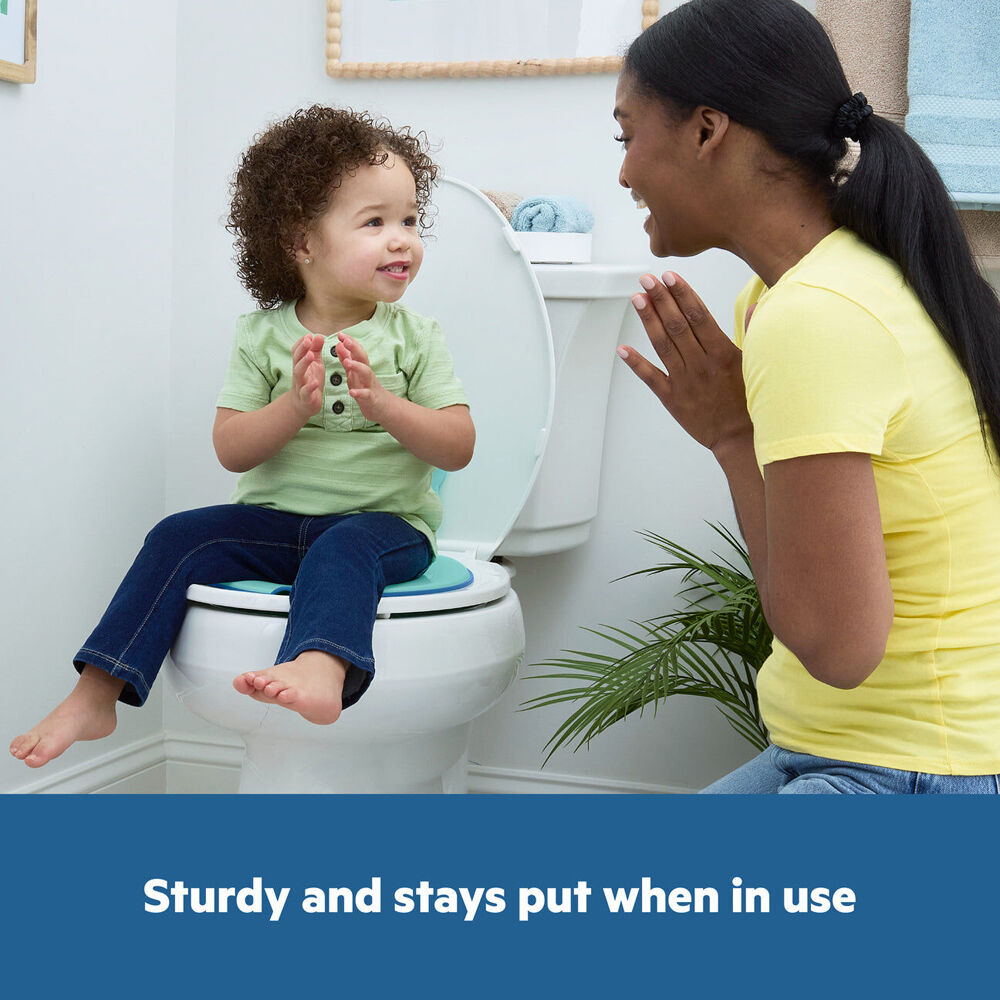 Disney Junior Blue 18m+ Stitch Flip & Sit Potty Seat Kid's Toilet Training Tool — image 4