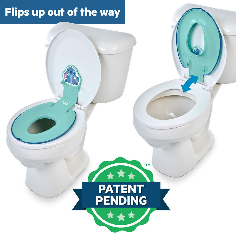 Disney Junior Blue 18m+ Stitch Flip & Sit Potty Seat Kid's Toilet Training Tool — image 6