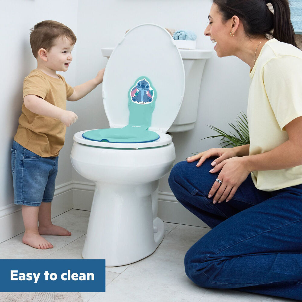 Disney Junior Stitch Flip & Sit Potty Seat Toilet Training Tool Blue 18m+ (2 Pack) — image 6