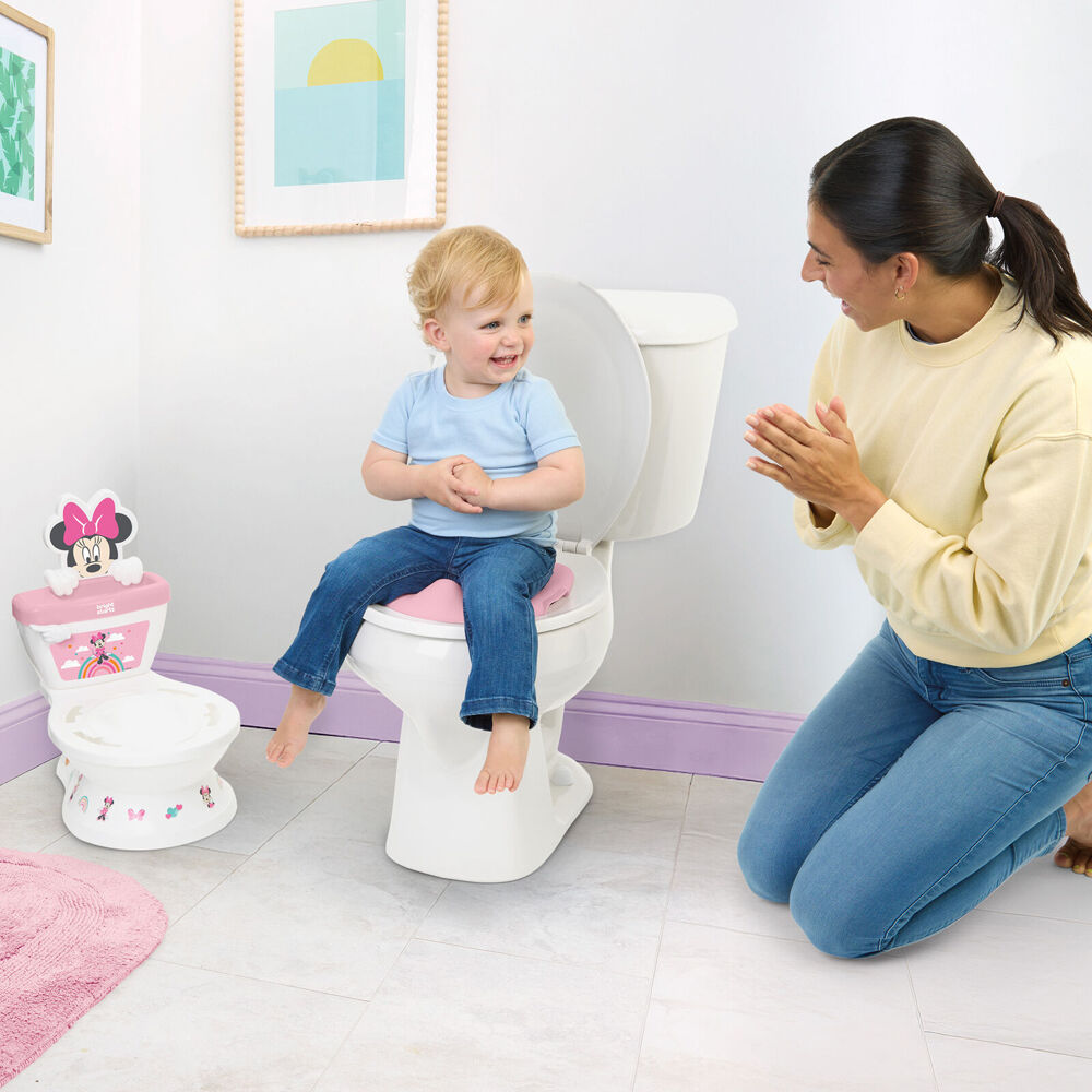 Disney Junior Minnie Mouse My Size Potty 2 In 1 Kids Toilet Training System 18m — image 4