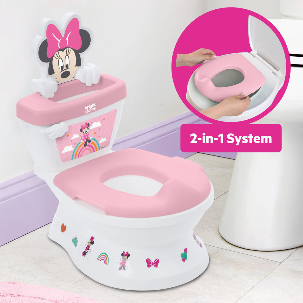 Disney Junior Minnie Mouse My Size Potty 2 In 1 Kids Toilet Training System 18m — image 5