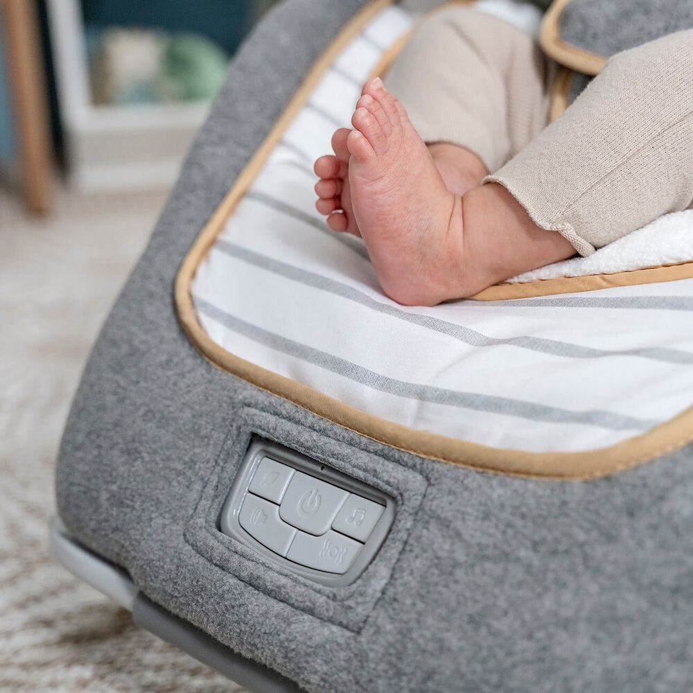 Ingenuity Modern Baby Rocker Recline Toy Bar Vibrations And Music 0 Months — image 2