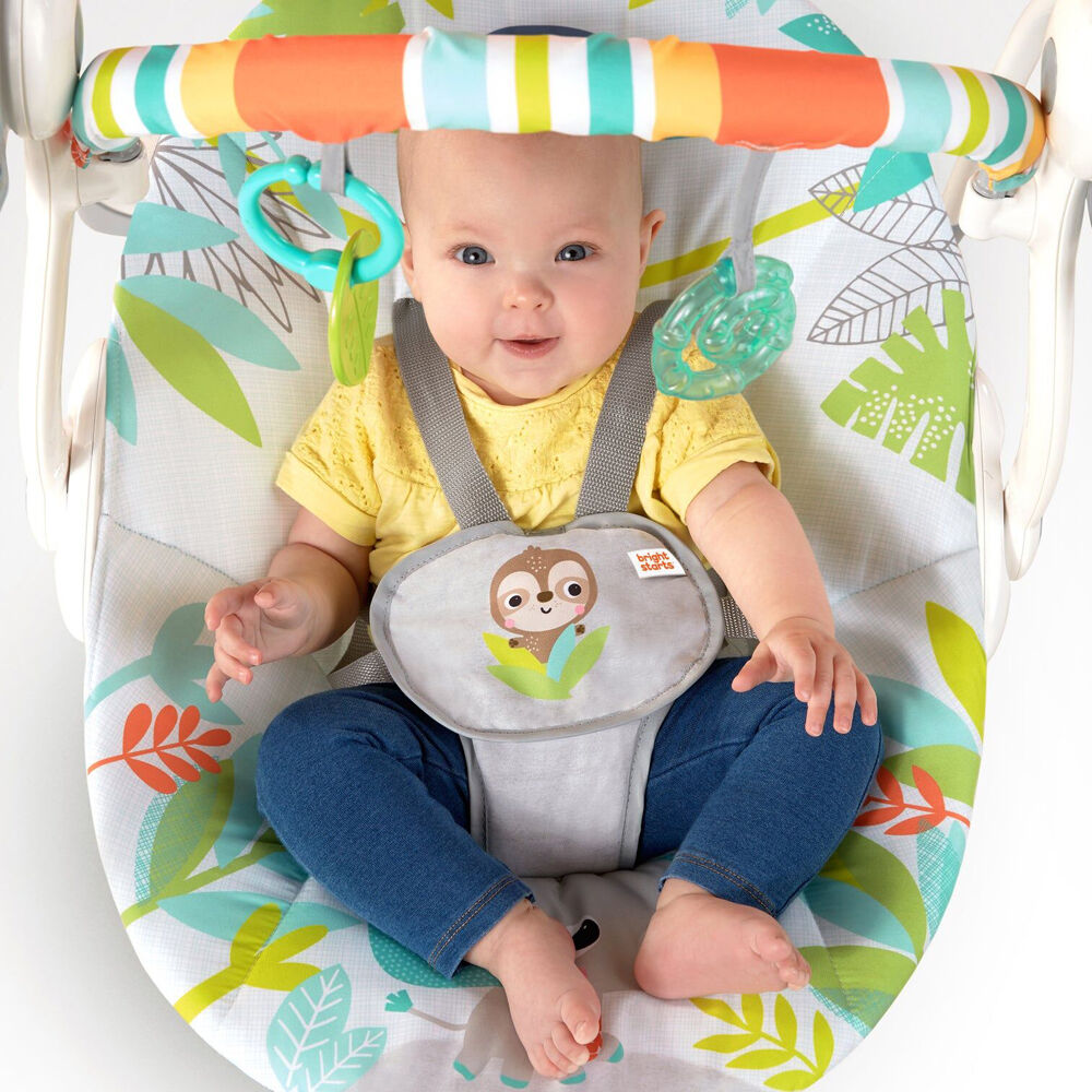 Bright Starts 0m+ Rainforest Vibes Portable Baby Swing w/6 Speeds & 10 Sounds — image 8