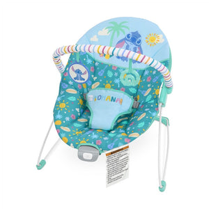 Bright Starts 0m+ Stitch Ohana Paradise Vibrating Newborn Baby Bouncer