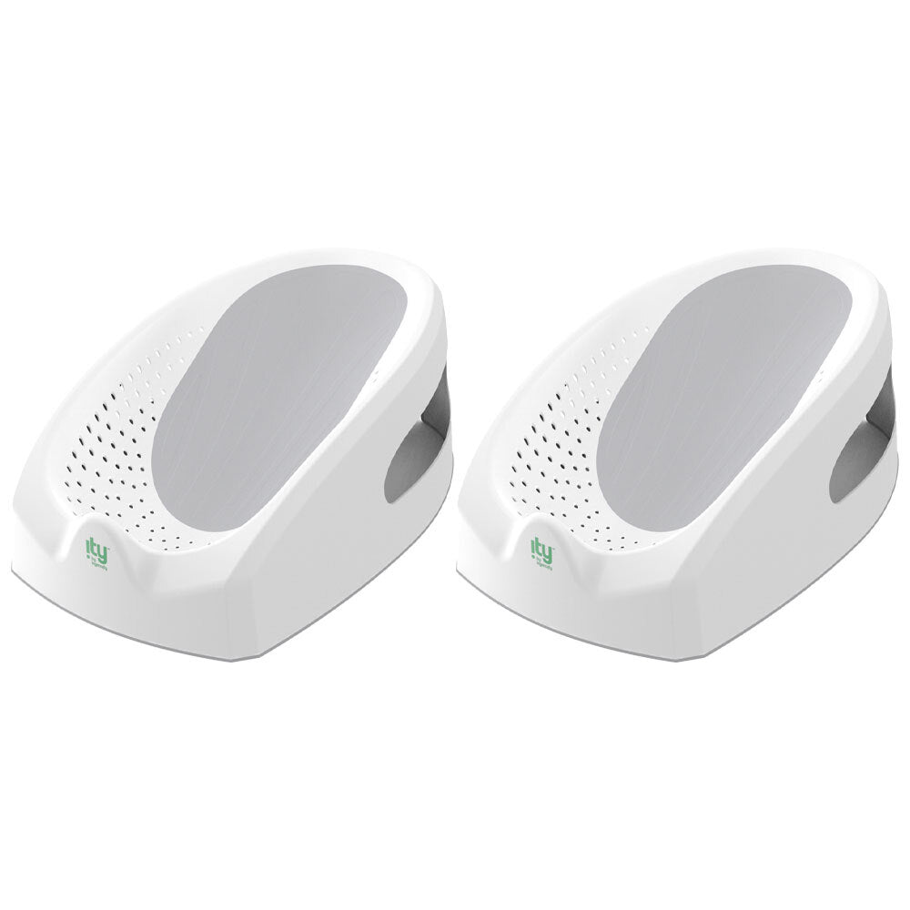 Ingenuity Easy Rinse Baby/Infant Bather Seat Non-Slip 57x36cm White 0m+ (2 Pack)