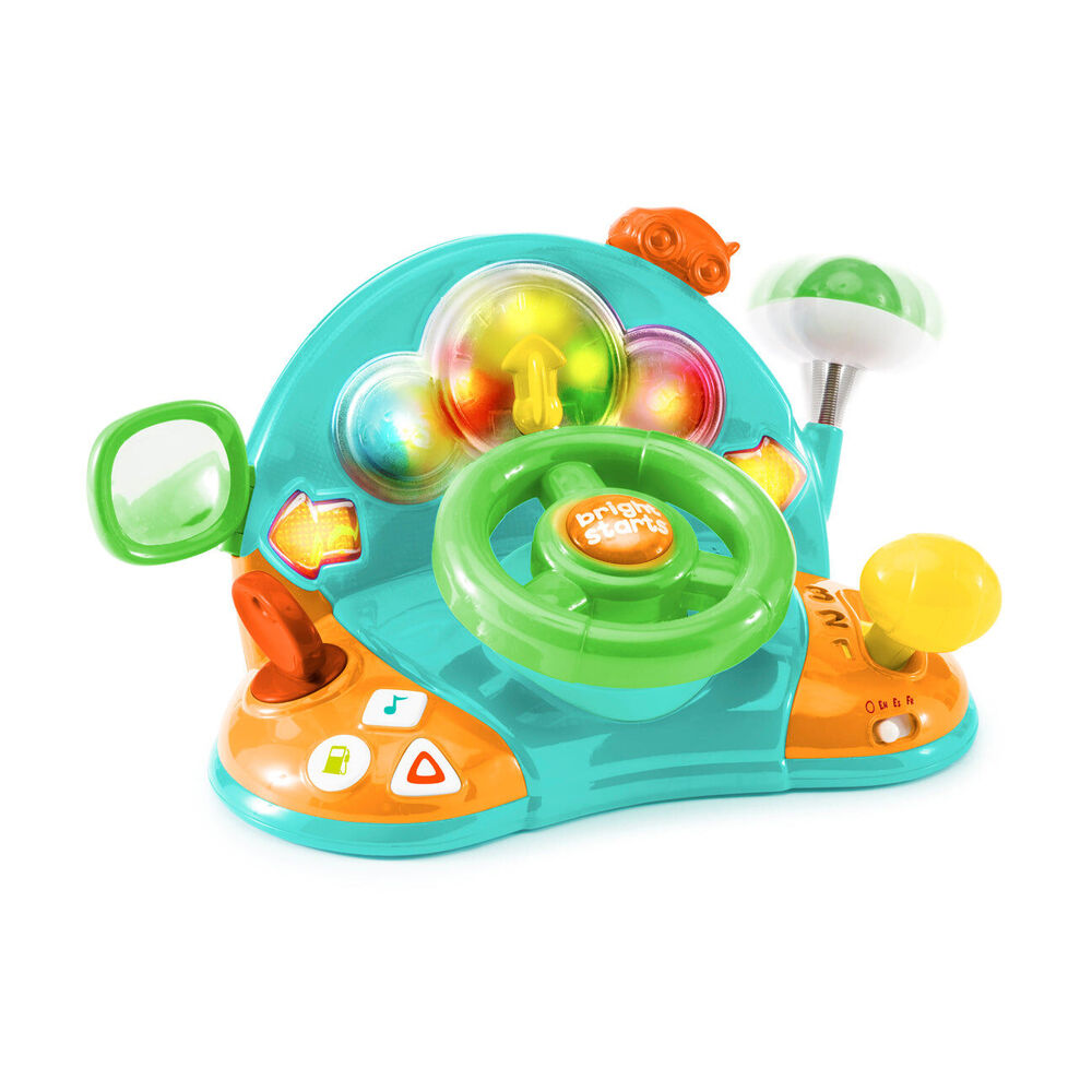Bright Starts 6m+ Lights & Colors Driver Steering Wheel Interactive Baby Toy