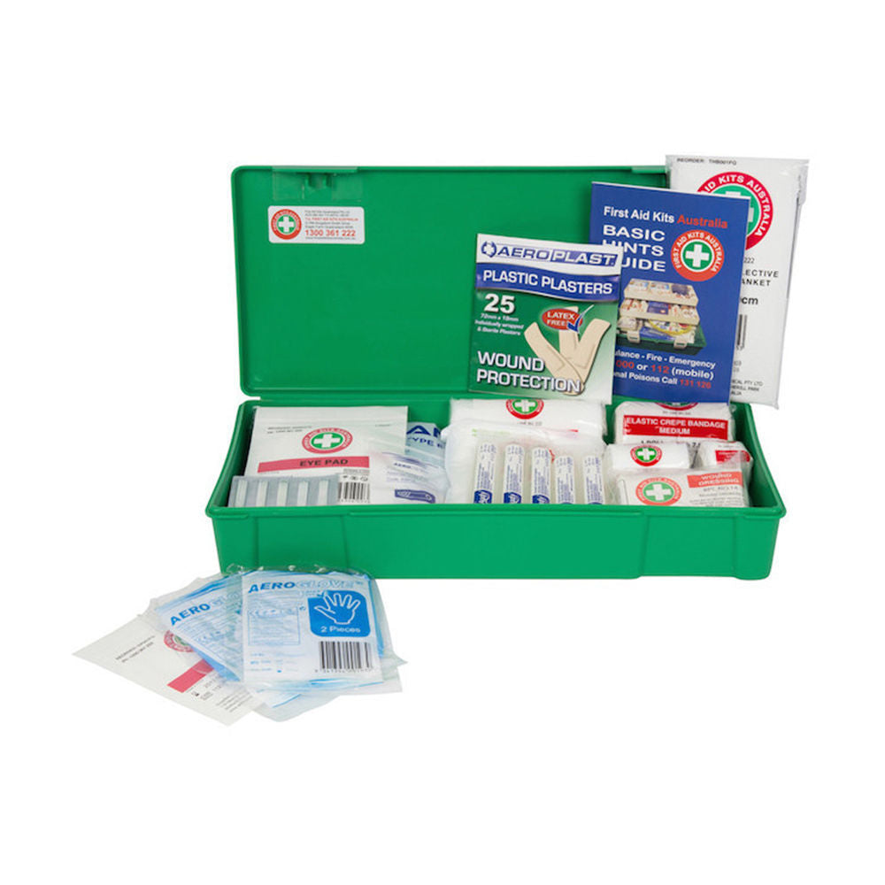 First Aid Kits Australia Emergency Medical First Aid Kit Injury Treatment Compact Case Work/Home (35 Pieces)