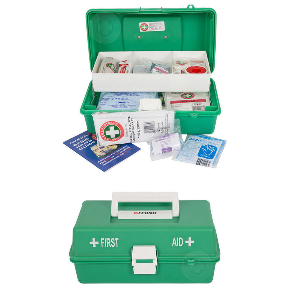 First Aid Kits Australia Emergency Medical First Aid Kit Injury Treatment Locking Portable Case Work/Home
