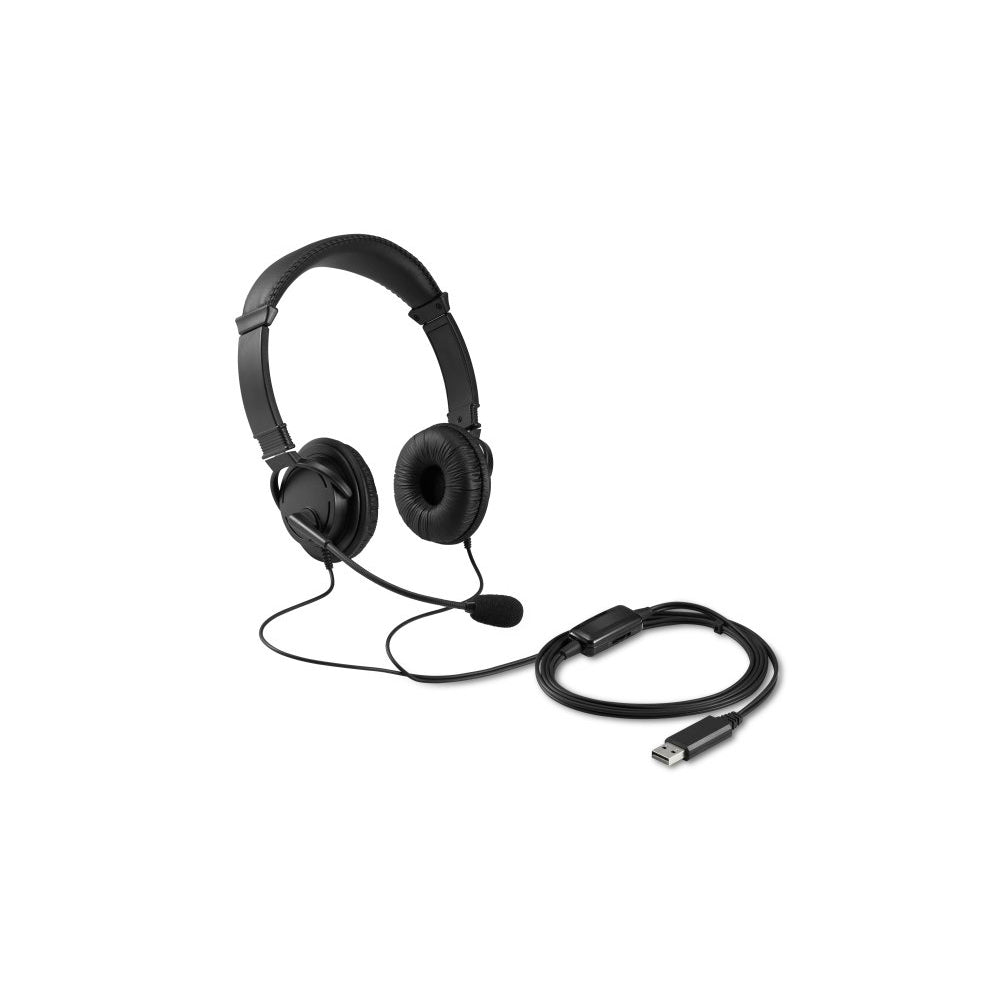 Kensington USB Mono Hi-Fi Headphones USB Headset Noise Cancelling Microphone — image 6