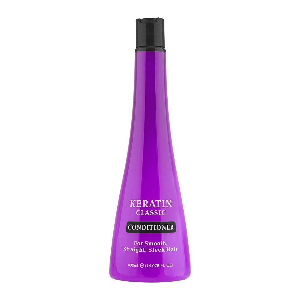Keratin Classic 400ml Conditioner For Smooth Straight & Sleek Hair