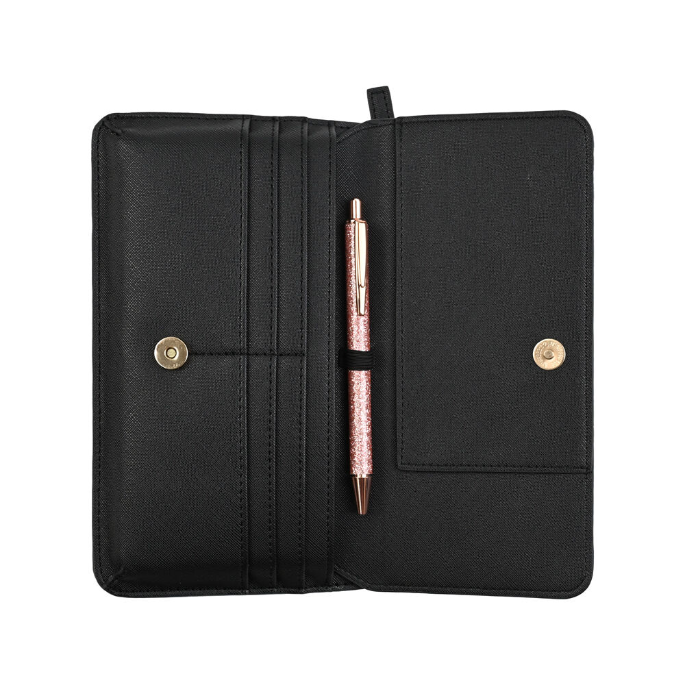 Kate Hill 12.5x12.5x4cm Travelling Wallet Accessory w Crossbody Strap — image 6