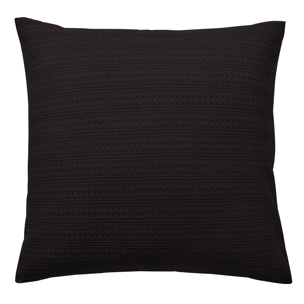 Bianca Kahlani European Pillowcase Cushion 65x65cm Chocolate Polyester (2 Pack) — image 2