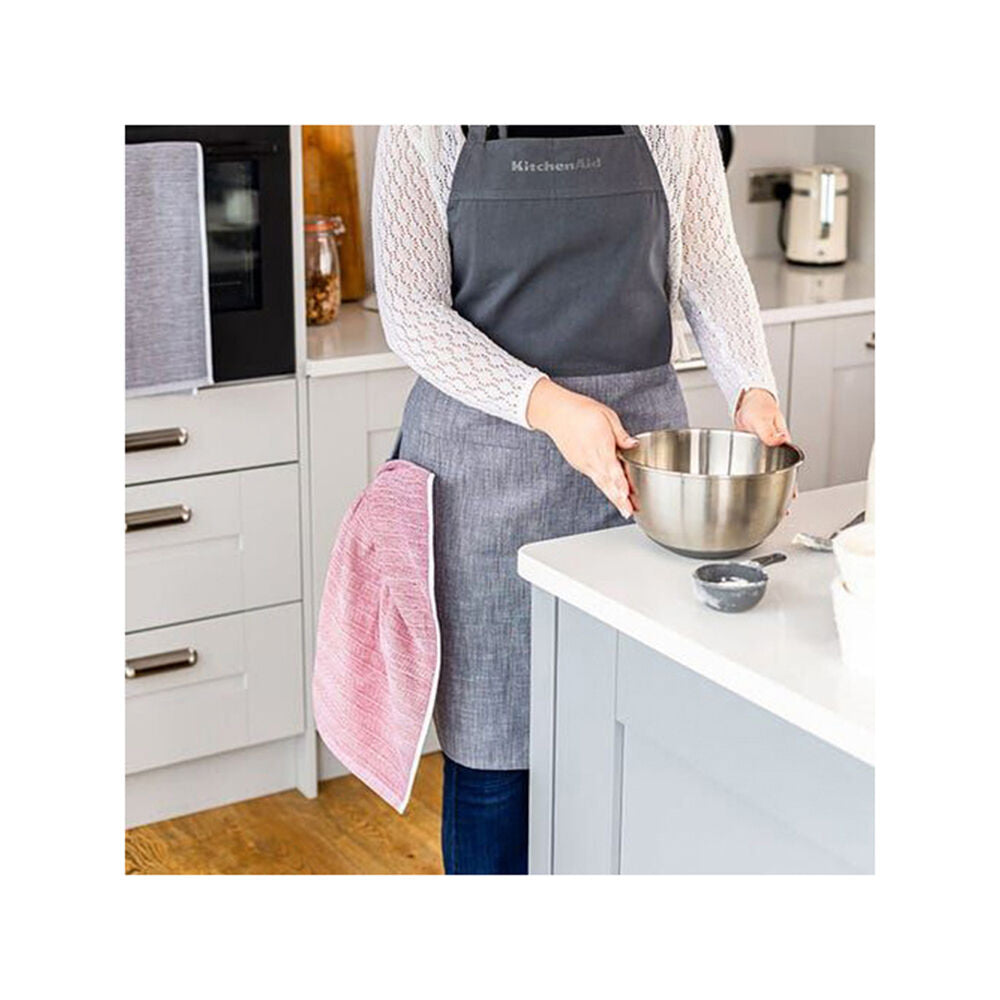 Kitchenaid Charcoal Grey 100% Cotton Adjustable Kitchen Apron Tagged — image 4
