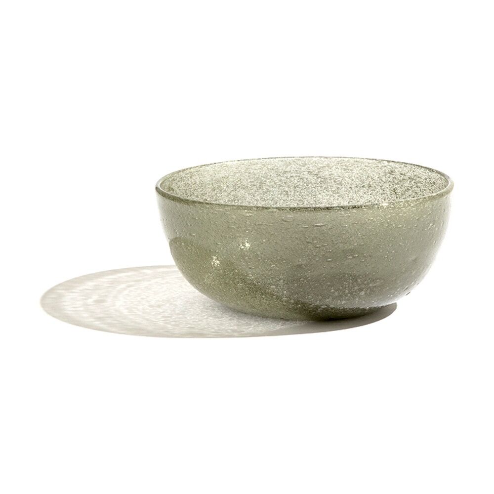 Kas Australia Mini Bubble Glass Bowl Textured Matte Glass One Size Sage (2 Pack) — image 3