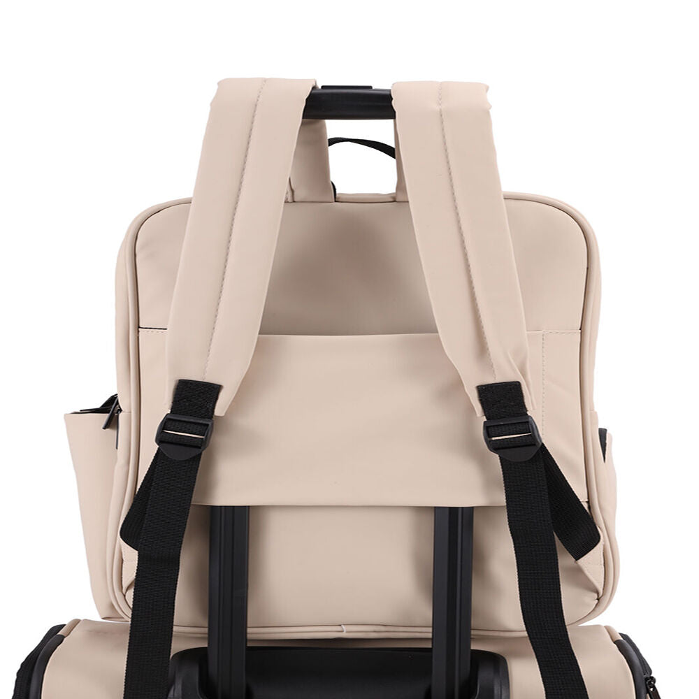 Kate Hill 40x32cm Beige Travel Bag Willow Backpack Water-Resistant Women's — image 3