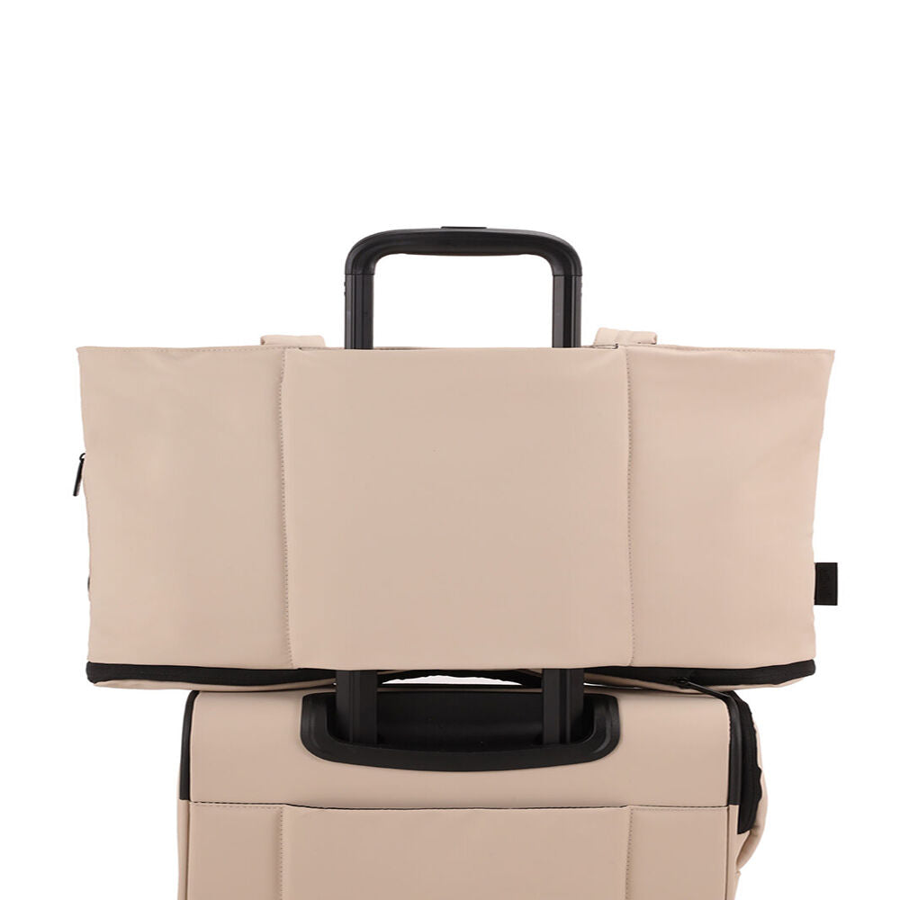Kate Hill 50x34cm Beige Casual Willow Expandable Shoulder Tote Bag Women's — image 5