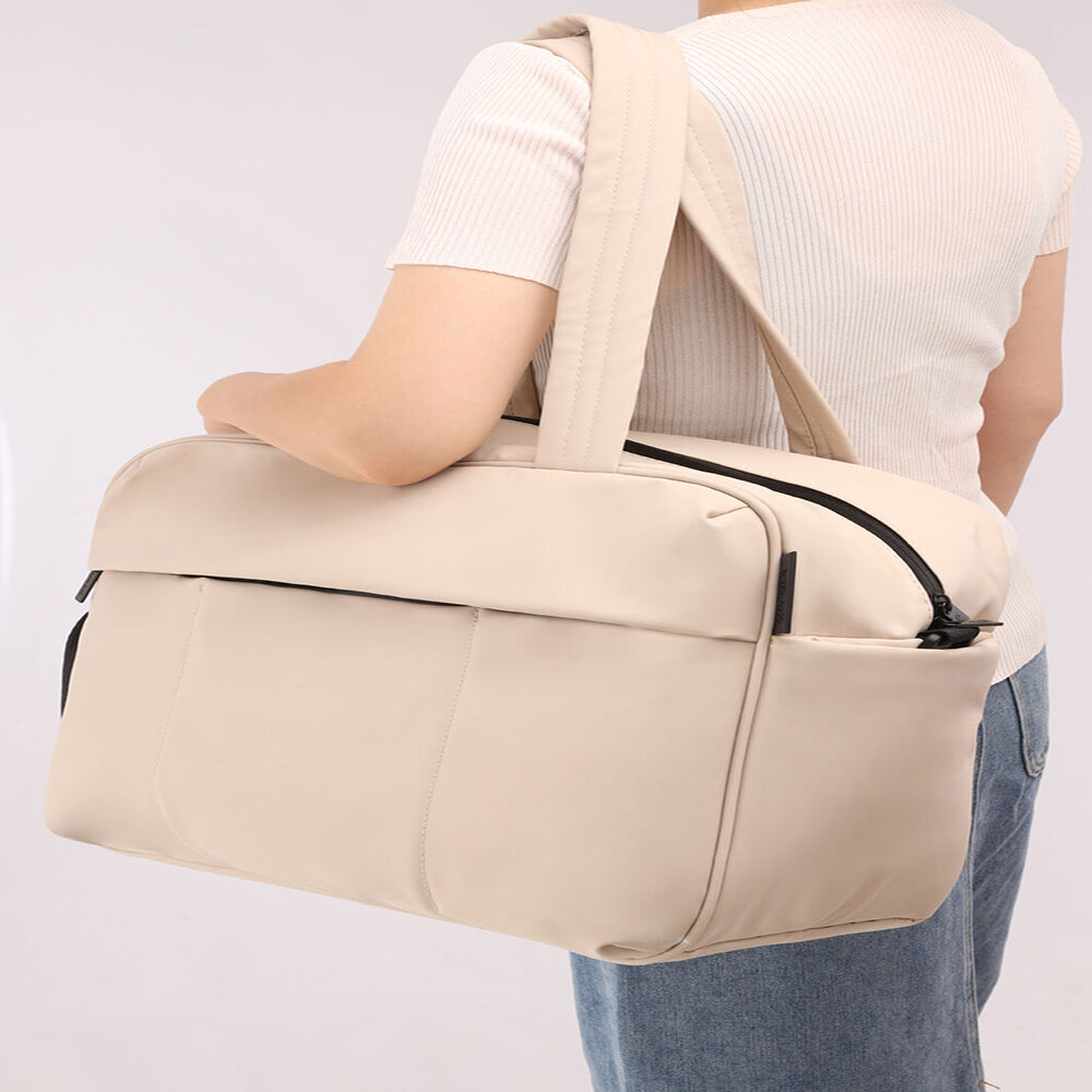 Kate Hill 40cm Beige Travel Bag Willow Duffle Water-Resistant Women's — image 5