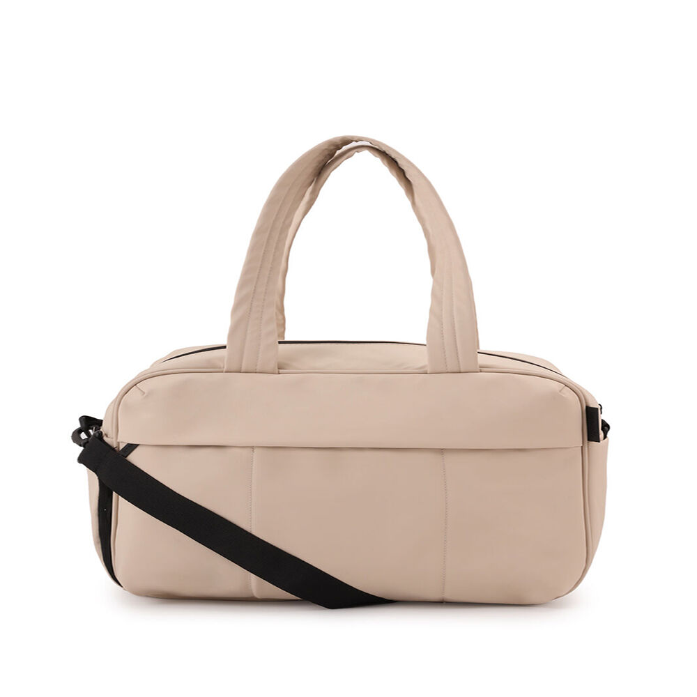 Kate Hill 40cm Beige Travel Bag Willow Duffle Water-Resistant Women's