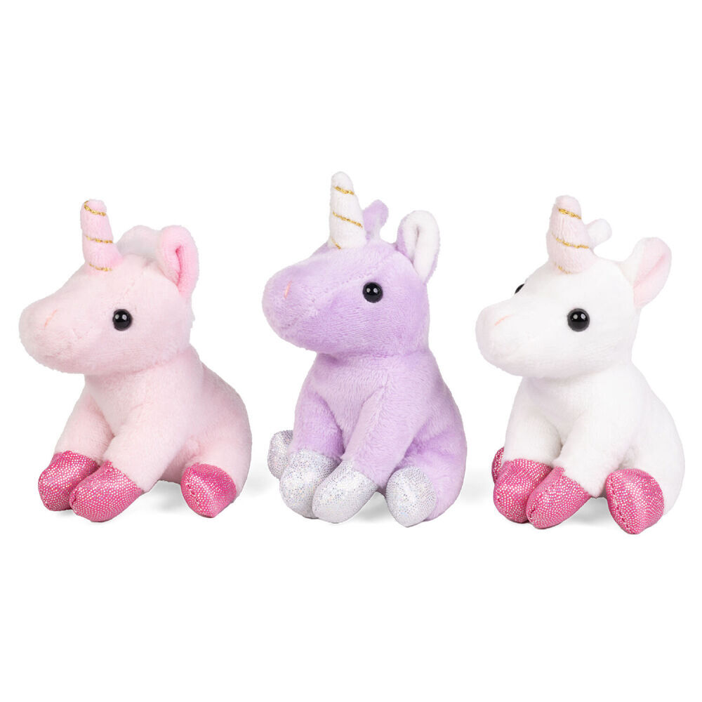 Living Nature Little Buddies Unicorn Animal Plush Toy 9cm Assorted 0y+ (3 Pack) — image 2