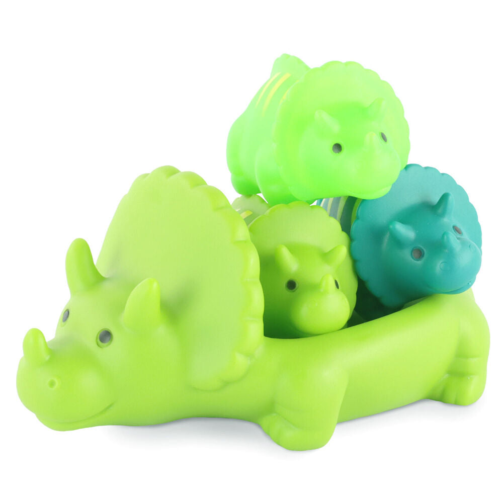 Keycraft Dinosaur Family Bath Time Children's Toy Set 18M+ Green (4 Pieces)
