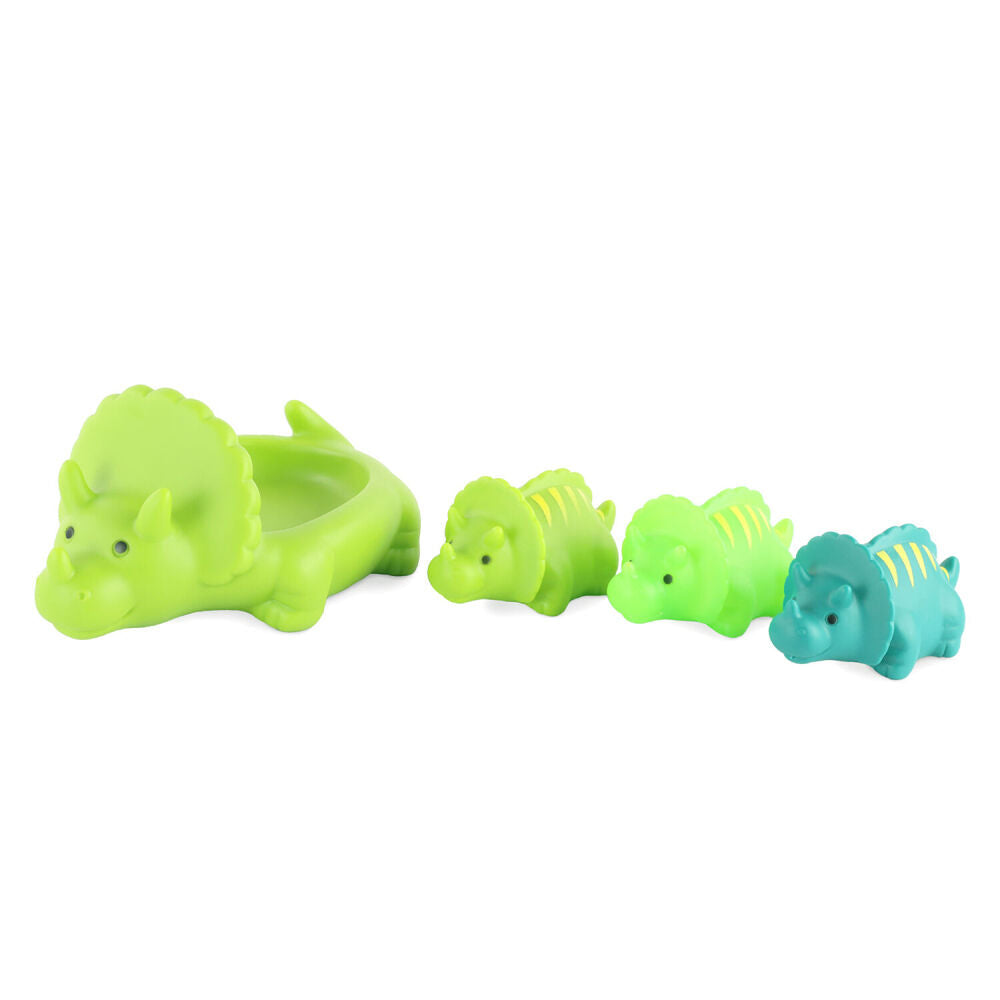 Keycraft Dinosaur Family Bath Time Children's Toy Set 18M+ Green (4 Pieces) — image 3
