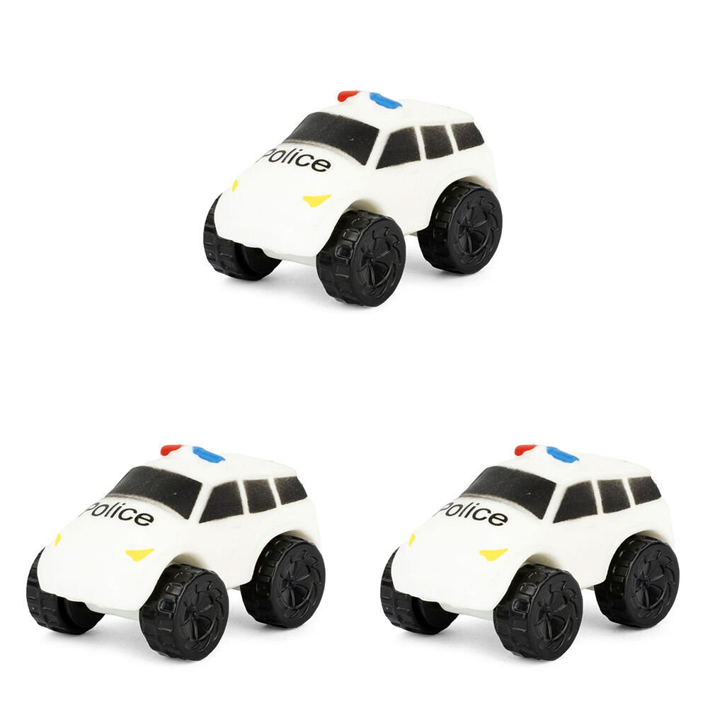 Keycraft Stretch Wheels Police Car Stress Relief Sensory Toy Assorted 3y+ (3 Pack)