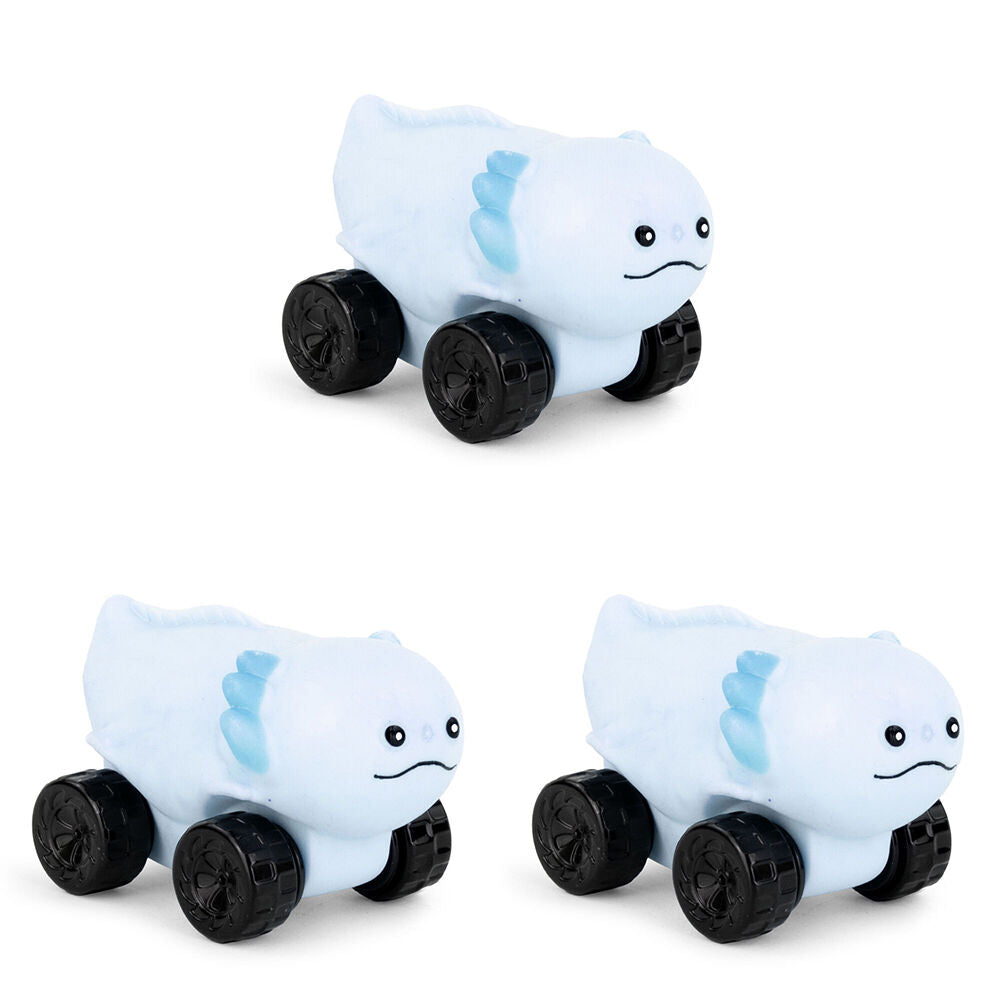 Keycraft Stretch Wheels Axolotl Stress Relief Fidget Toy Assorted 3y+ (3 Pack)