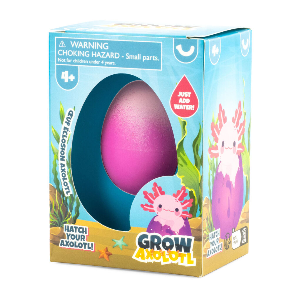 Keycraft Grow Axolotl Kids Educational Egg Hatching Water Toy Assorted 4y+
