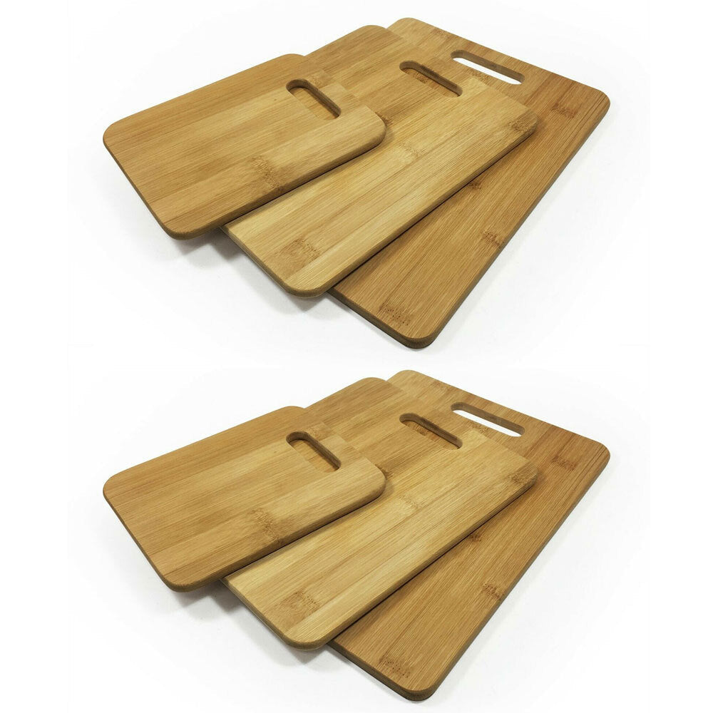 3PK Bamboo Chopping & Serving Boards (2 Pack)