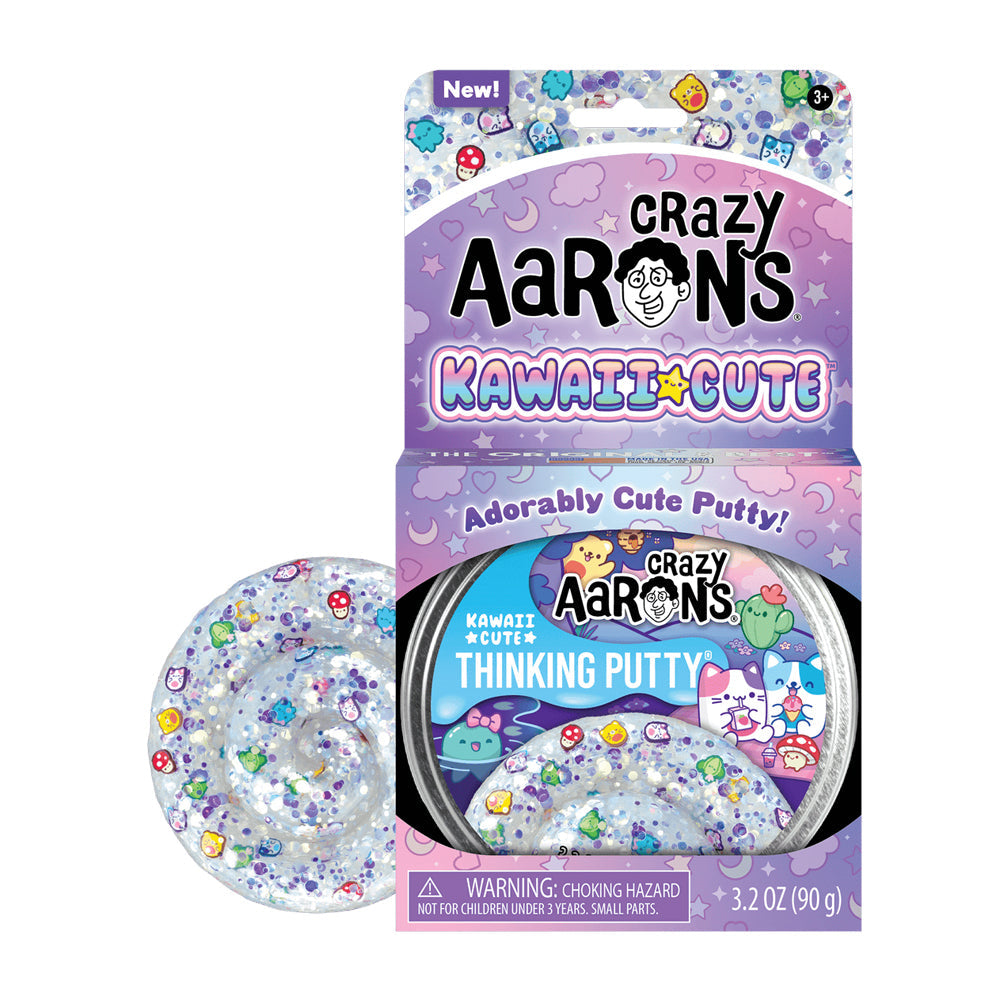 Crazy Aarons Thinking Putty Kawaii Cute Trendsetters Kids Play Toy 10cm 3y+ (2 Pack) — image 2