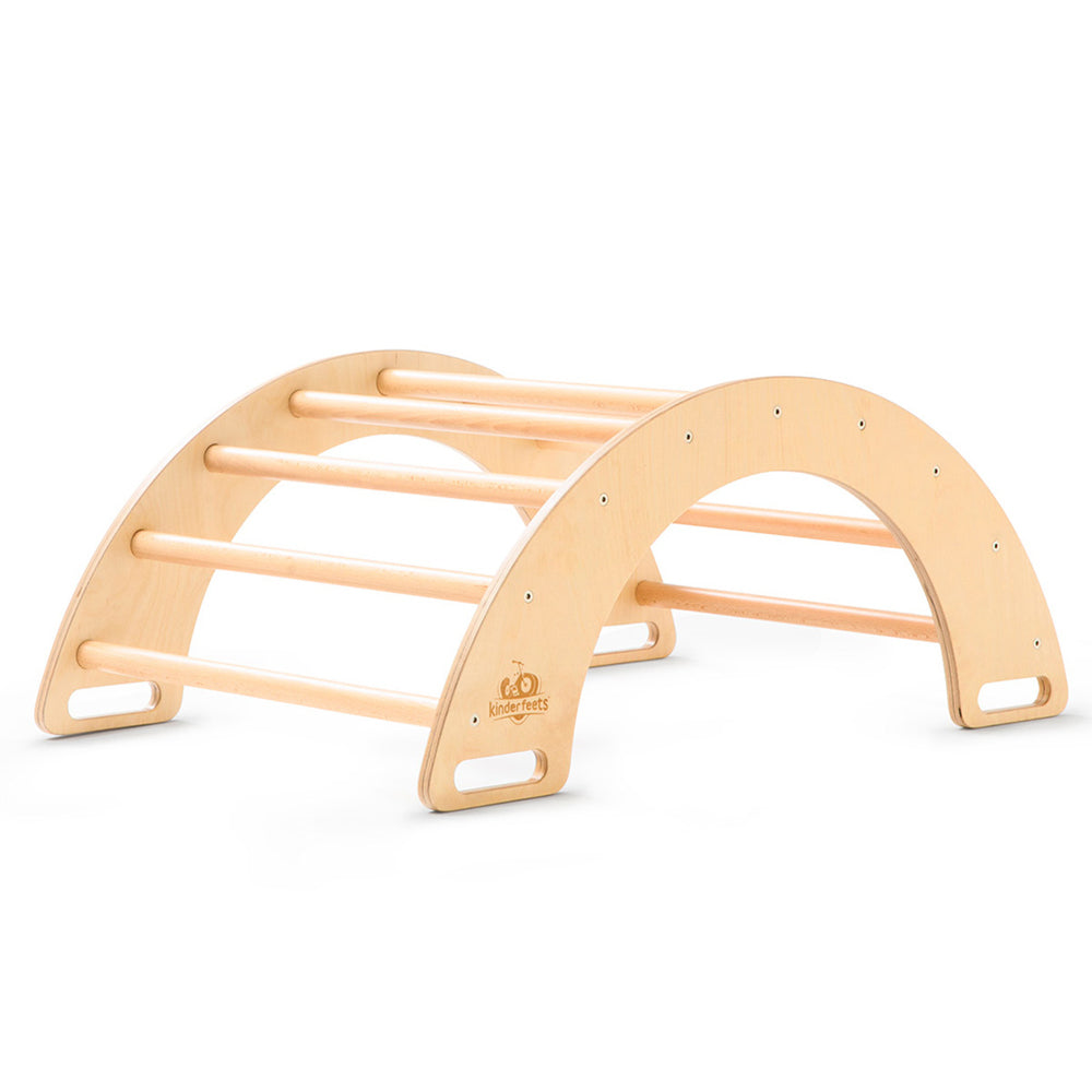 Kinderfeets Wooden Pikler Rocking And Climbing Arch Kids Toy 1y+ Natural