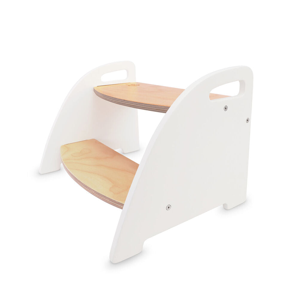 Kinderfeets Wooden Step Stool Chair Kids Natural 45x31.5cm 12m+ — image 4
