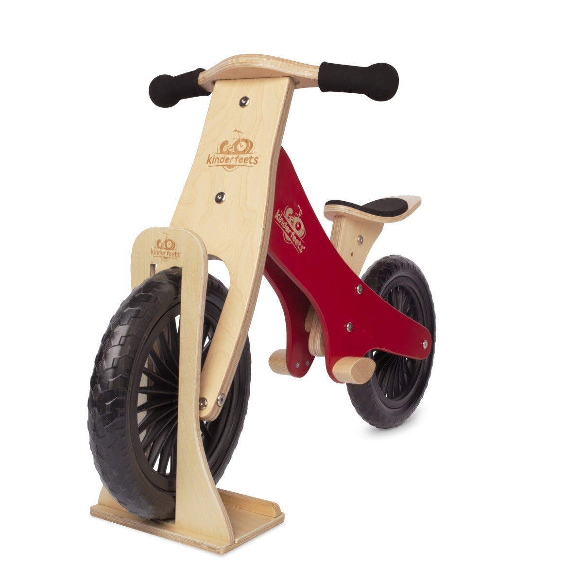 Kinderfeets Wooden 34cm Bike Stand For Tiny Tot Trike Kids Play Toy Accessory — image 3