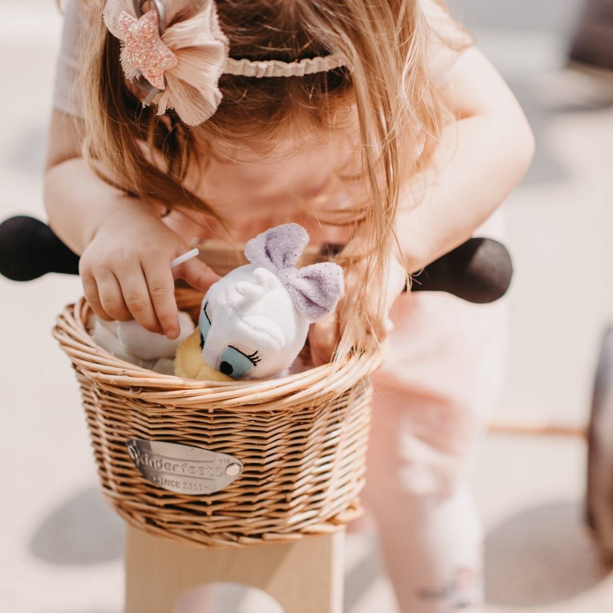 Kinderfeets 21cm Handwoven Front Basket For Balance Bike/Trike Kids/Toddler 12m+