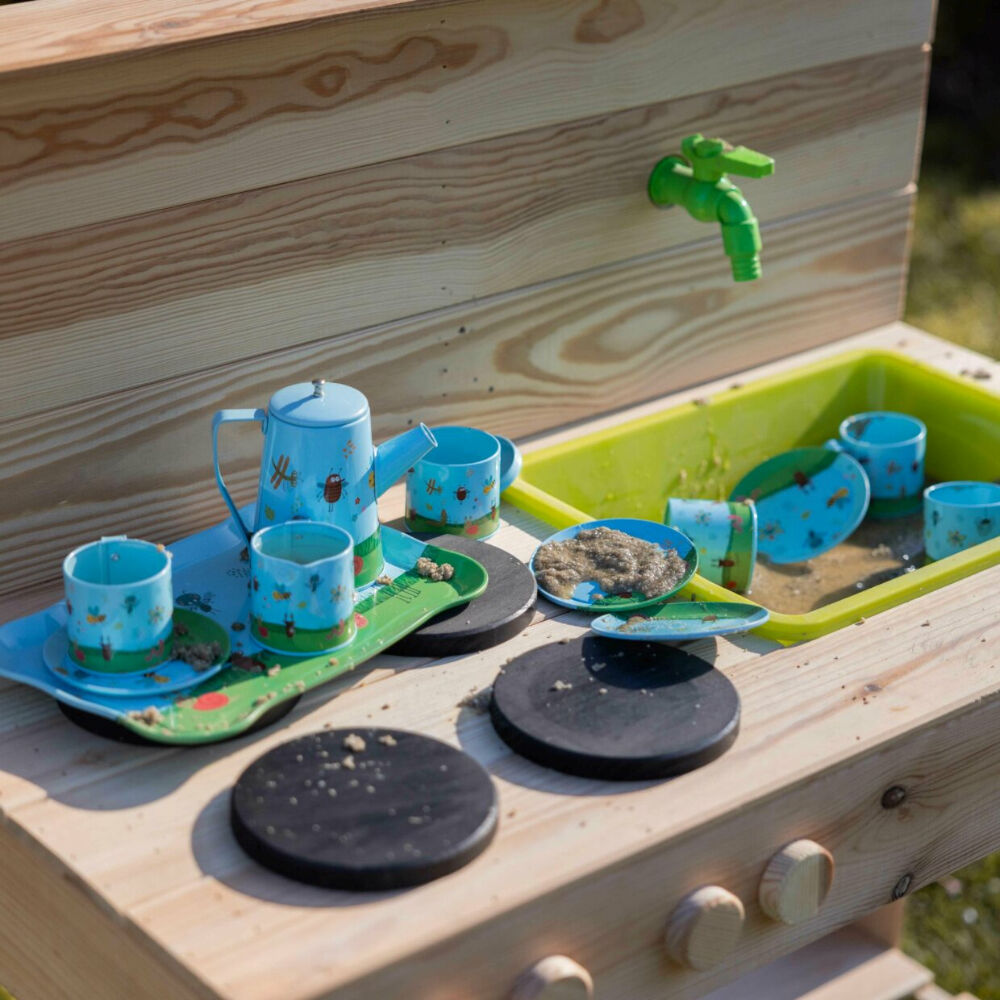 Esschert Design Pretend Play Gardening Toy Children's Mud Kitchen Coffee Set — image 2