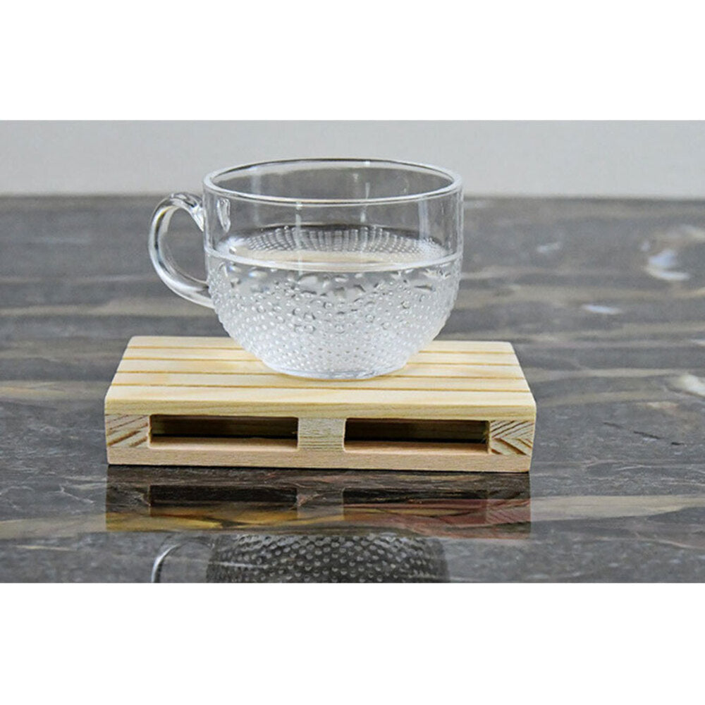 Kge Mini Wooden Pallet Glass Coasters/Mats For Beverages Drinks Beers Home/Bar (8 Pack) — image 2