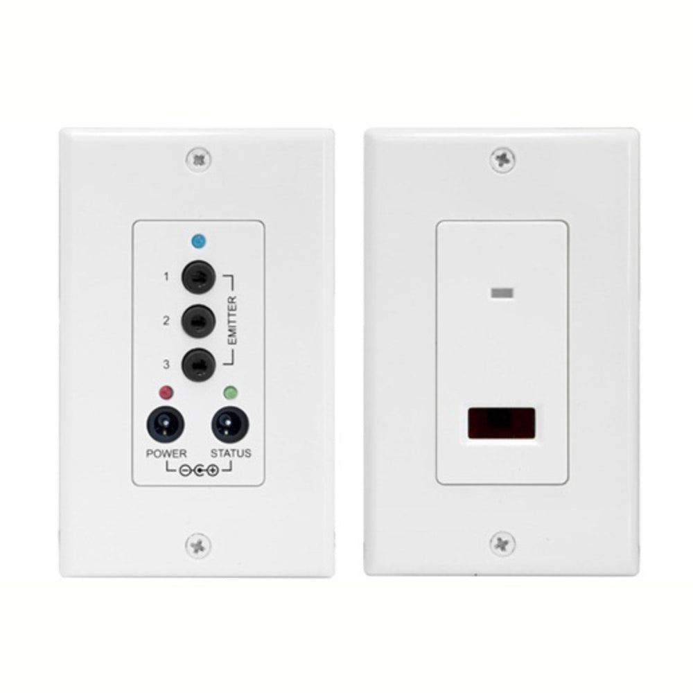 Kge Infrared IR Remote Control Extender Repeater Wall Plate Kit 3x Emitters