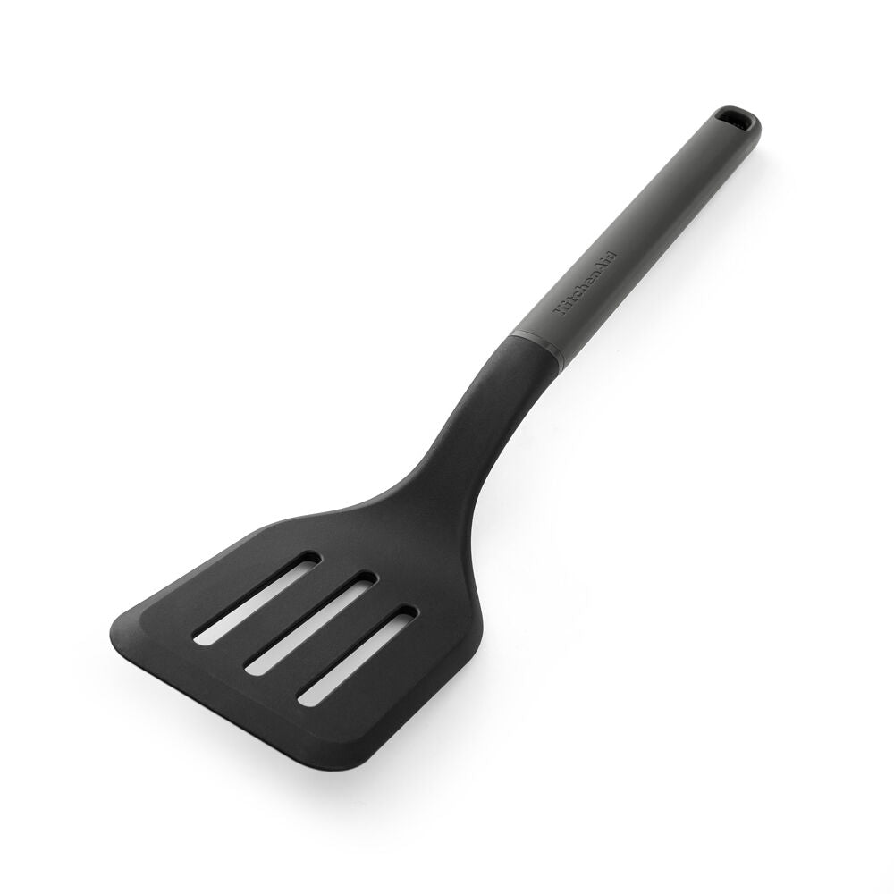 Kitchenaid Charcoal Grey Classic Slotted Nylon Turner/Spatula Cooking Utensil