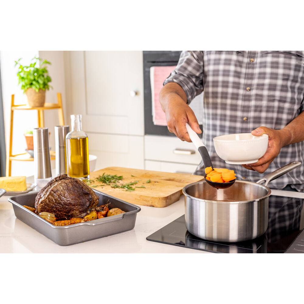 Kitchenaid Porcelain White Classic Slotted Nylon Cooking Spoon/Kitchen Utensil — image 5