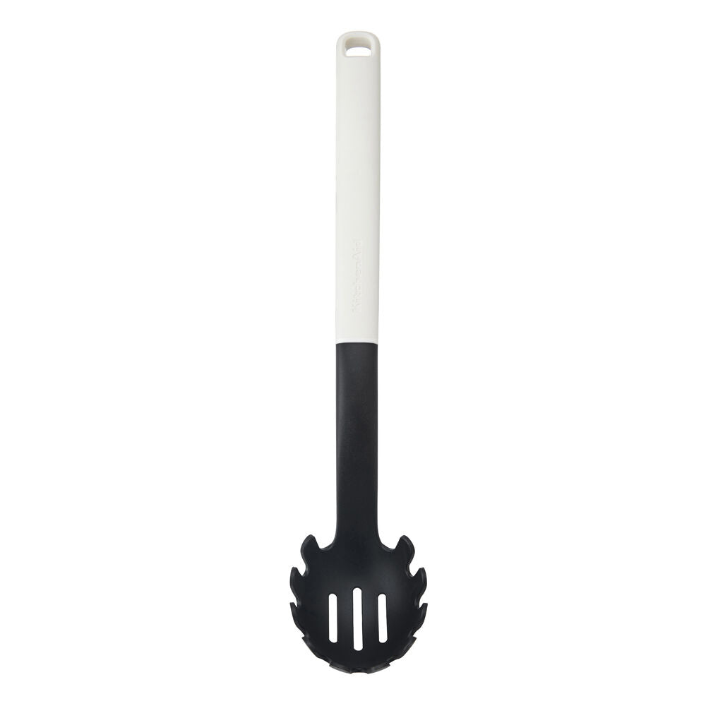 Kitchenaid Porcelain White Classic Nylon Pasta Server/Spoon Cooking Utensil — image 2