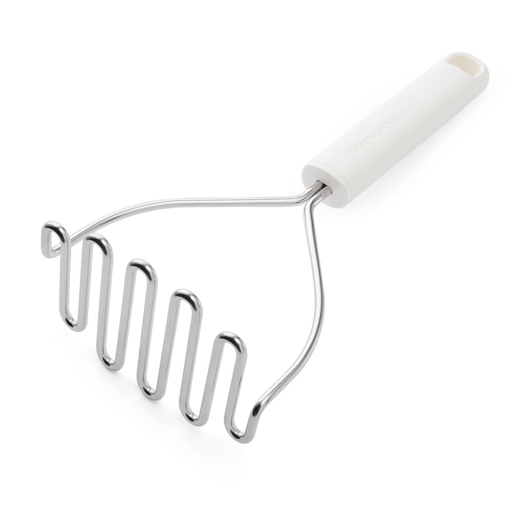 Kitchenaid Porcelain White Classic Wire Multipurpose Masher Cooking Utensil