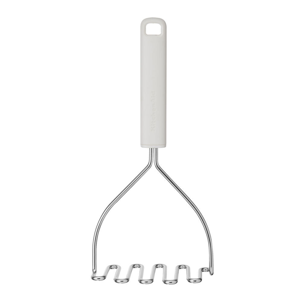 Kitchenaid Classic Wire Multipurpose Masher Cooking Utensil Porcelain White (2 Pack) — image 3