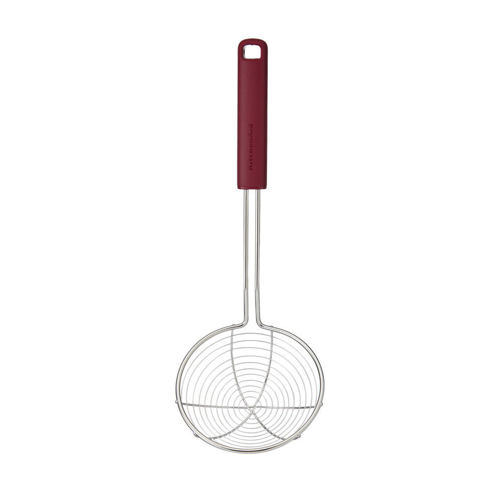Kitchenaid Classic Wire Handheld Food Strainer Cooking Utensil Empire Red (2 Pack) — image 3