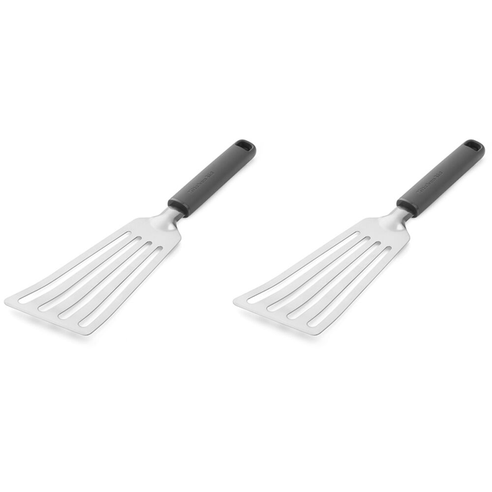 Kitchenaid Classic Metal Flex Turner/Spatula Cooking Utensil Charcoal Grey (2 Pack)