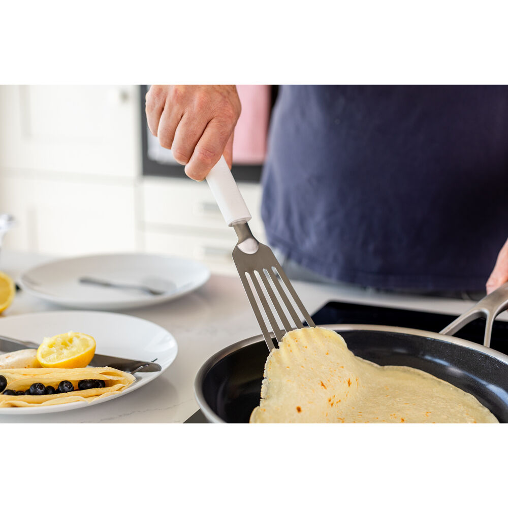 Kitchenaid Porcelain White Classic Metal Flexable Turner/Spatula Cooking Utensil — image 4