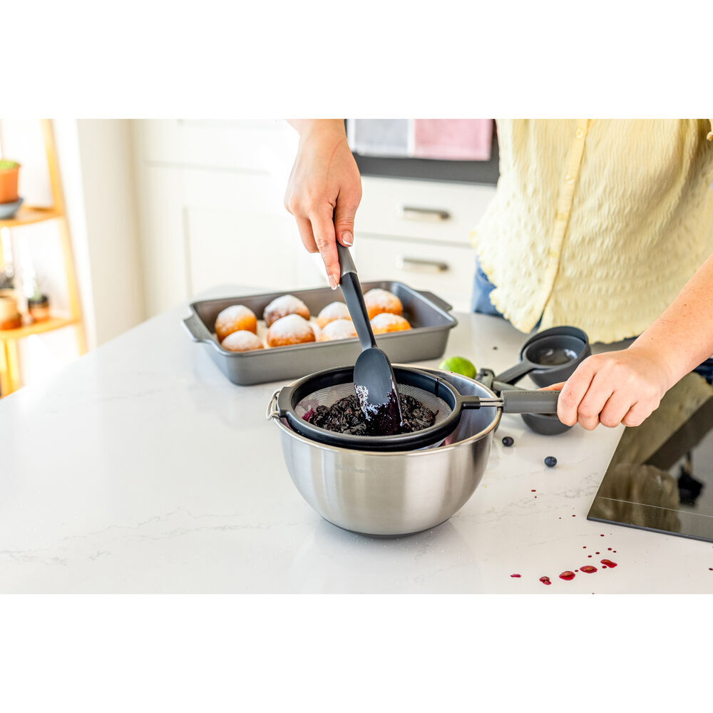 Kitchenaid Classic Silicon Spoon Spatula/Turner Utensil Charcoal Grey (2 Pack) — image 4