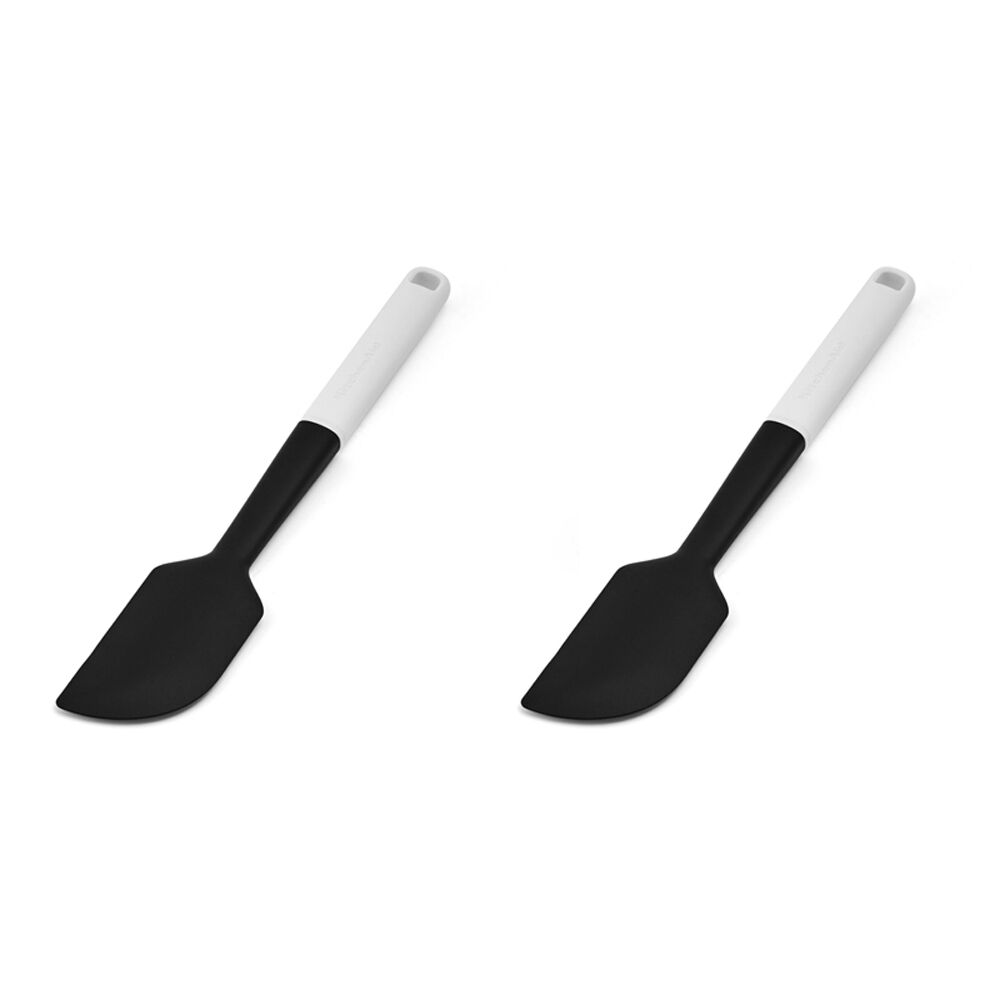 Kitchenaid Classic Nylon Scraper Spatula/Turner Utensil Porcelain White (2 Pack)
